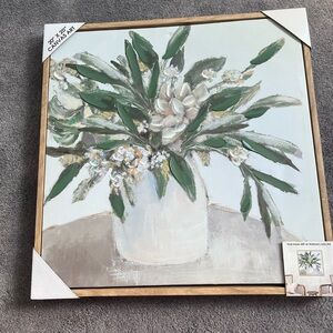 Flower vase canvas